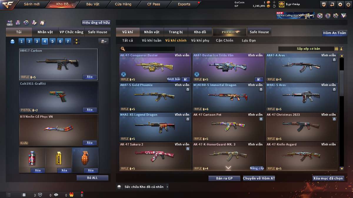 shop acc cf uy tin gia re